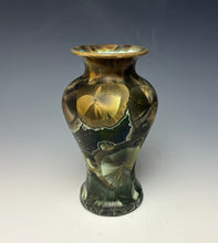 Load image into Gallery viewer, Iron Galaxy Crystalline Glazed Vase 2