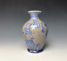 Load image into Gallery viewer, Periwinkle Crystalline Vase