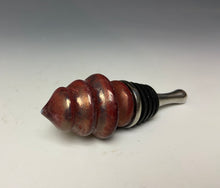 Load image into Gallery viewer, Crystalline Glazed Bottle Stopper- Ruby Tree