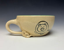 Load image into Gallery viewer, PIGGERY- Soup mug in Pistachio