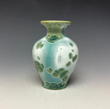 Load image into Gallery viewer, Wintergreen Crystalline Mini Vase