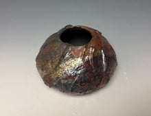 Load image into Gallery viewer, Rainbow Copper Raku AirPlant Vase #3