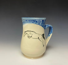 Load image into Gallery viewer, Jumping Horse Mug- Deep Blue