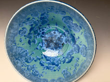 Load image into Gallery viewer, Teal Crystalline Glazed Bowl