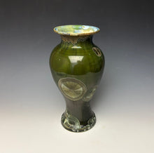 Load image into Gallery viewer, Iron Galaxy Crystalline Glazed Vase