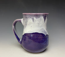 Load image into Gallery viewer, Purple and White Swirly Mug