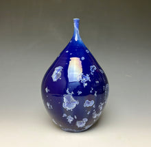 Load image into Gallery viewer, Winter Sky Blue Crystalline Teardrop