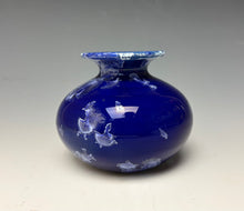 Load image into Gallery viewer, Winter Sky Blue Crystalline Glazed Mini Vase #4