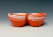 Load image into Gallery viewer, Double Dip Dish- Intense Orange