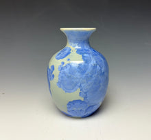 Load image into Gallery viewer, Powder Blue Crystalline Glazed Mini Vase 3