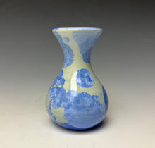 Load image into Gallery viewer, Powder Blue Crystalline Glazed Mini Vase