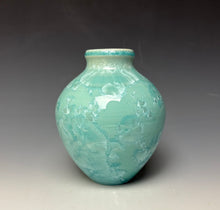 Load image into Gallery viewer, Light Green Crystalline Glazed Mini Vase #6