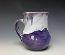Load image into Gallery viewer, Purple and White Swirly Mug