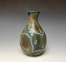 Load image into Gallery viewer, Antique Bronze Galaxy Crystalline Glazed Mini Vase 2