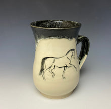 Load image into Gallery viewer, Trotting Horse Mug - Jet Black