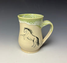 Load image into Gallery viewer, Rearing Horse Mug- Key Lime