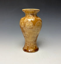 Load image into Gallery viewer, Iced Caramel Crystalline Glazed Mini Vase #6
