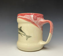 Load image into Gallery viewer, Shark Mug- Bright Red