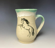 Load image into Gallery viewer, Rearing Horse Mug - Bermuda Green