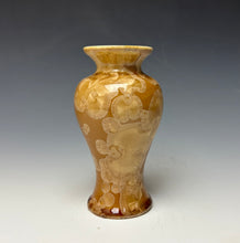 Load image into Gallery viewer, Iced Caramel Crystalline Glazed Mini Vase #6