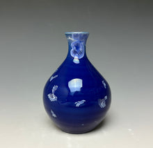 Load image into Gallery viewer, Winter Sky Blue Crystalline Glazed Mini Vase #2