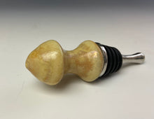 Load image into Gallery viewer, Crystalline Glazed Bottle Stopper- Gold #3