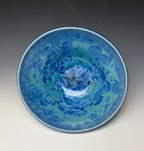 Load image into Gallery viewer, Teal Crystalline Glazed Bowl
