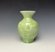 Load image into Gallery viewer, Crystalline Glazed Mini Vase - Mint Green 7