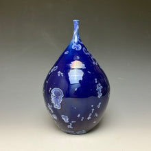 Load image into Gallery viewer, Winter Sky Blue Crystalline Teardrop