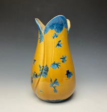Load image into Gallery viewer, Tulip Vase- Blue and Orange #10
