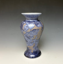 Load image into Gallery viewer, Periwinkle Crystalline Vase 2
