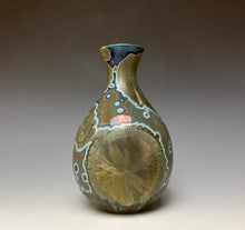 Load image into Gallery viewer, Antique Bronze Galaxy Crystalline Glazed Mini Vase 2