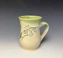 Load image into Gallery viewer, Jumping Horse & Rider Mug- Key Lime