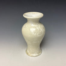 Load image into Gallery viewer, White Crystalline Glazed Mini Vase