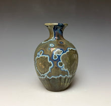 Load image into Gallery viewer, Antique Bronze Galaxy Crystalline Glazed Mini Vase