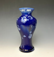 Load image into Gallery viewer, Winter Sky Blue Crystalline Glazed Vase 1