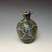 Load image into Gallery viewer, Antique Bronze Galaxy Crystalline Glazed Mini Vase