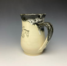 Load image into Gallery viewer, Jumping Horse & Rider Mug - Jet Black