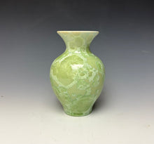 Load image into Gallery viewer, Crystalline Glazed Mini Vase - Mint Green 7
