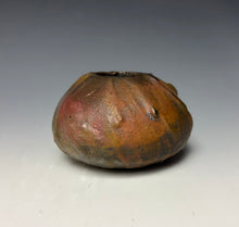 Load image into Gallery viewer, Satin Copper Raku Mini AirPlant Vase #9
