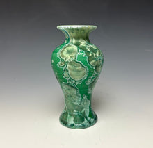 Load image into Gallery viewer, Emerald Green Crystalline Glazed Mini Vase 6