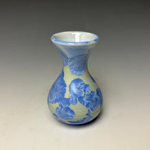 Load image into Gallery viewer, Powder Blue Crystalline Glazed Mini Vase