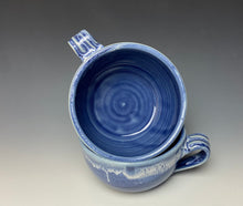 Load image into Gallery viewer, Purple and White Soup Mug