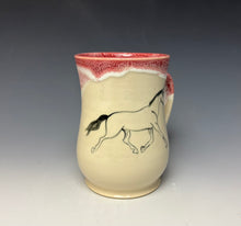 Load image into Gallery viewer, Trotting Horse Mug- Bright Red
