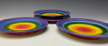 Load image into Gallery viewer, Rainbow Sandwich Plate- Purple Rim