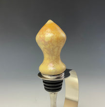 Load image into Gallery viewer, Crystalline Glazed Bottle Stopper- Gold #2