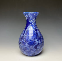 Load image into Gallery viewer, Winter Sky Blue Crystalline Glazed Vase 1