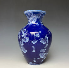 Load image into Gallery viewer, Winter Sky Blue Crystalline Glazed Vase 5