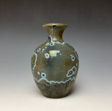 Load image into Gallery viewer, Antique Bronze Galaxy Crystalline Glazed Mini Vase