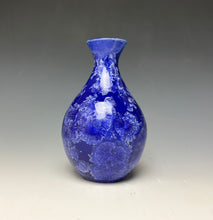Load image into Gallery viewer, Royal Blue Crystalline Glazed Mini Vase 2